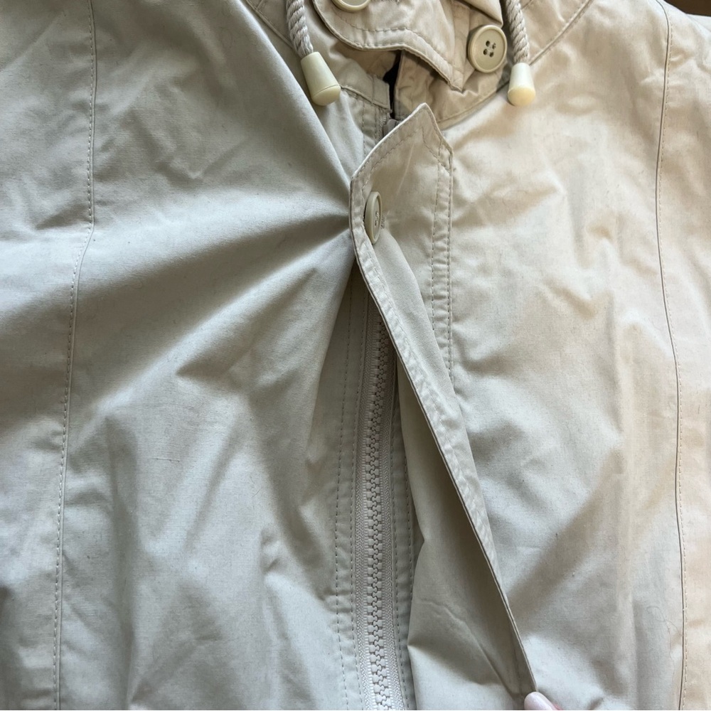 London Fog Bomber Jacket size Large in neutral beige - Picture 7 of 10